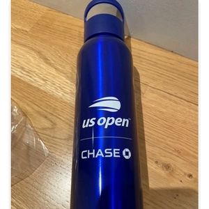 NEW US Open/Chase Blue Aluminum Water Bottle, 20oz. BPA free